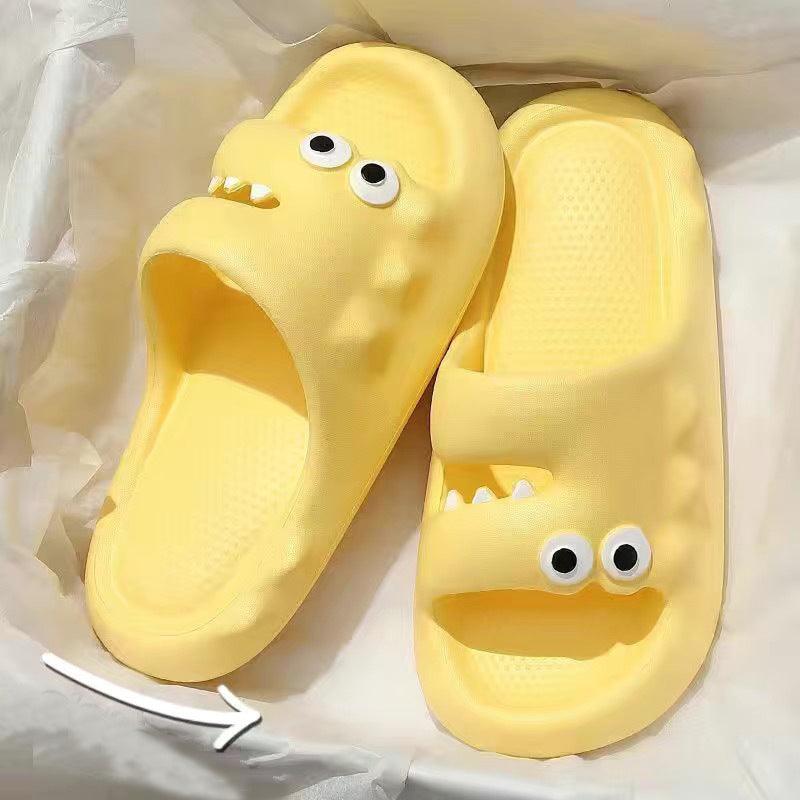 Cute Cartoon Slippers For Women Men Indoor And Outdoor Non-slip Thick Soles Floor Bathroom Slippers Fashion House Shoes - AL MONI EXPRESS