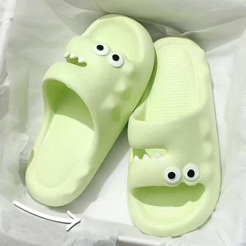 Cute Cartoon Slippers For Women Men Indoor And Outdoor Non-slip Thick Soles Floor Bathroom Slippers Fashion House Shoes - AL MONI EXPRESS