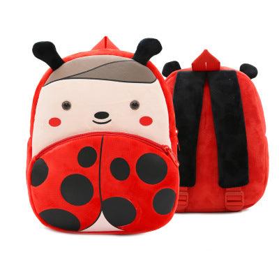 Cute Plush Backpacks Kindergarten Cartoon School Bags Children Animal Toys Bag - Almoni Express