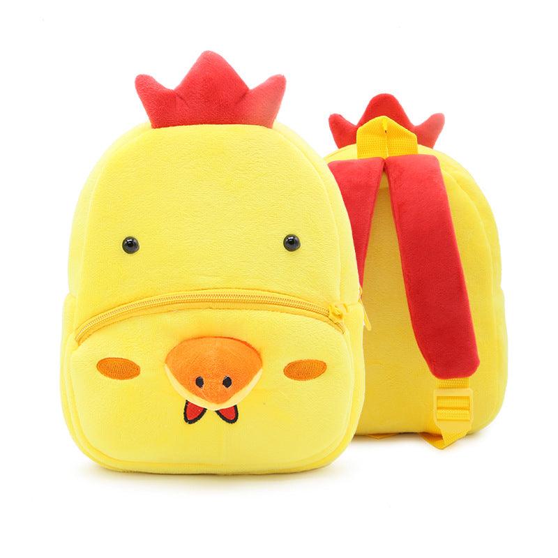 Cute Plush Backpacks Kindergarten Cartoon School Bags Children Animal Toys Bag - Almoni Express