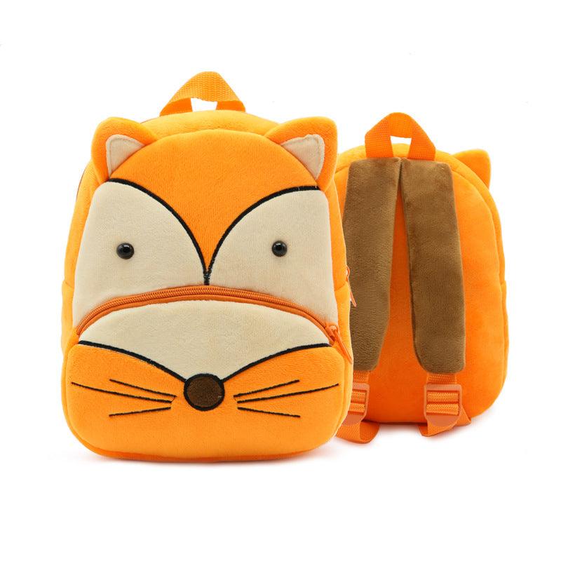 Cute Plush Backpacks Kindergarten Cartoon School Bags Children Animal Toys Bag - Almoni Express