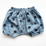 Cute Printed Cotton Gauze Shorts Baby Bloomers - Almoni Express