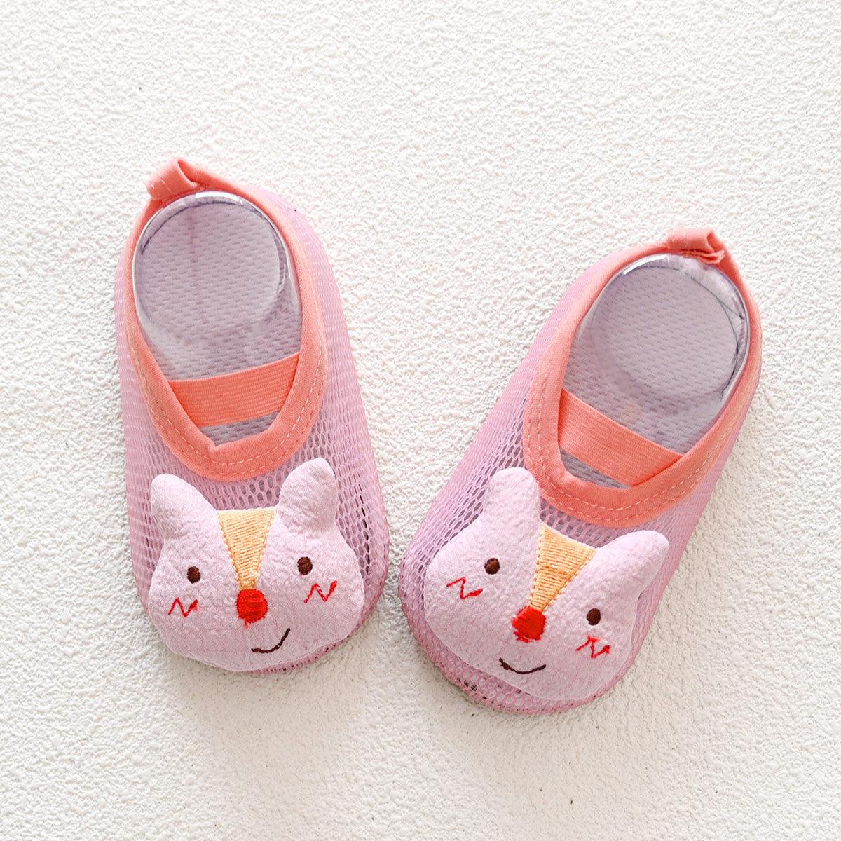 Cute Simple Non-slip Baby Shoes And Socks - Almoni Express