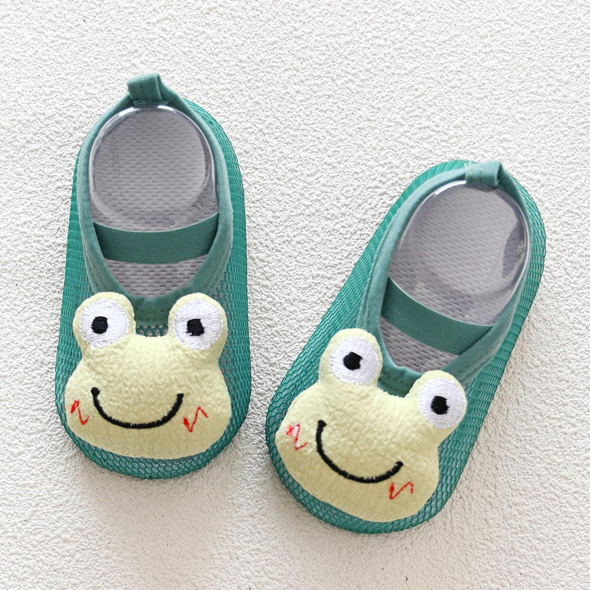 Cute Simple Non-slip Baby Shoes And Socks - Almoni Express