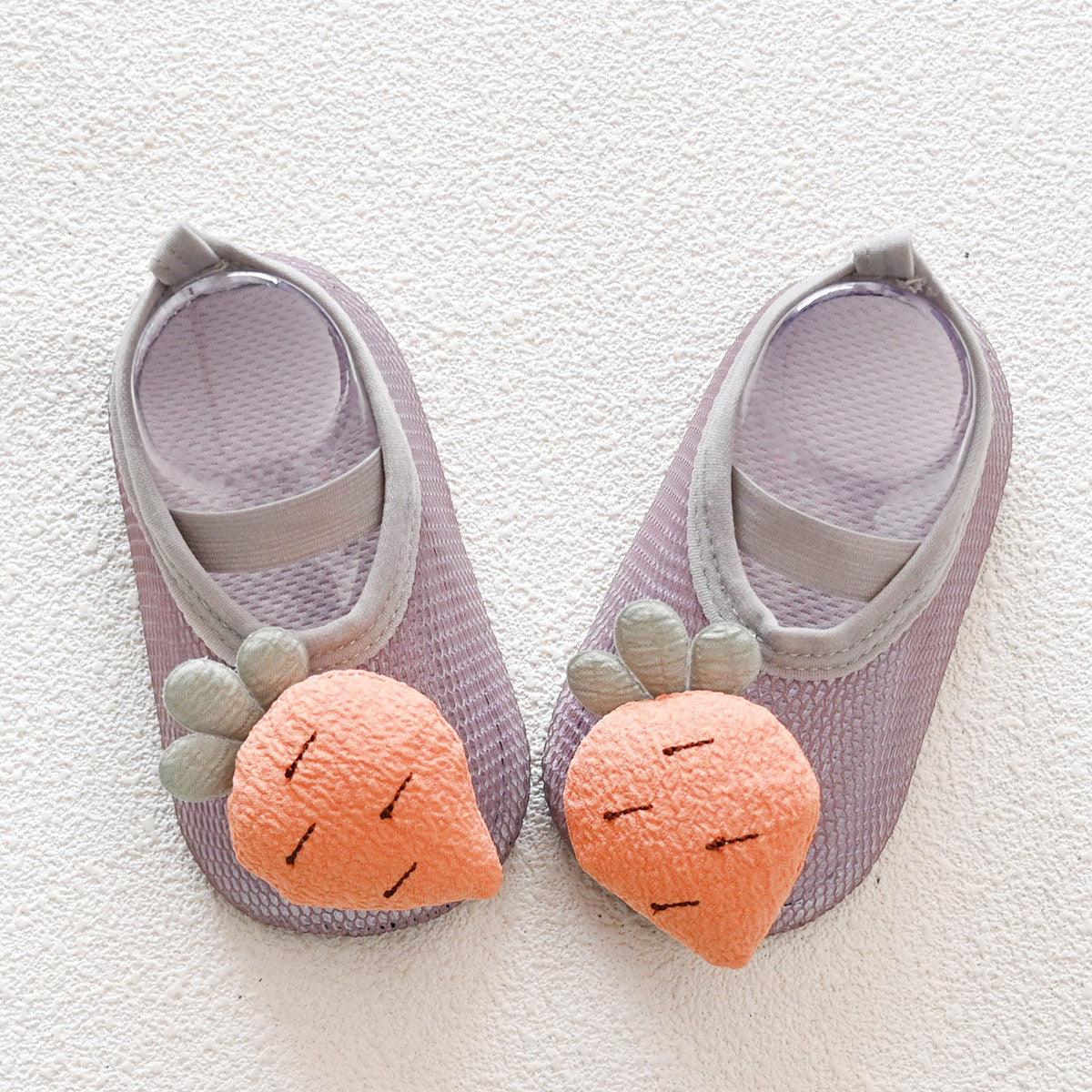 Cute Simple Non-slip Baby Shoes And Socks - Almoni Express