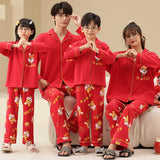 Cotton Parent-child Pajamas Spring And Autumn Long Sleeve Thin Style