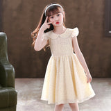 Girls' Cotton New Hot Sell Style Floral Dress