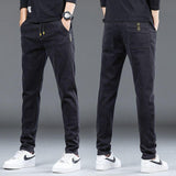 Denim Stretch Casual Men's Trousers Thin - AL MONI EXPRESS