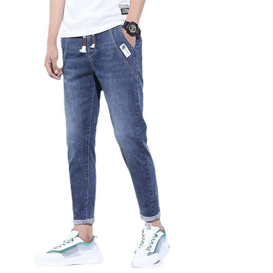 Denim Stretch Casual Men's Trousers Thin - AL MONI EXPRESS