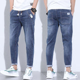 Denim Stretch Casual Men's Trousers Thin - AL MONI EXPRESS