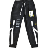 Men's Hip Hop Dark Loose Web Cargo Pants