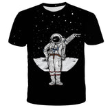 Digital Print Astronaut T-Shirt - Almoni Express