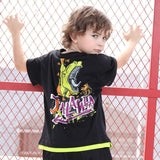 Dinosaur boy short sleeve T-shirt - Almoni Express