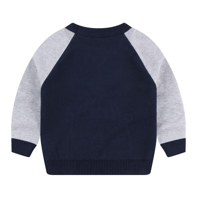 Double layer sweater cotton warm sweater - Almoni Express