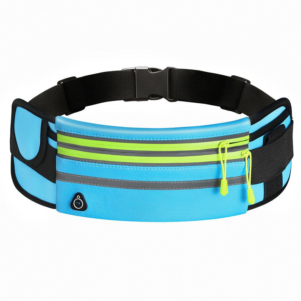 Double Zippers Waist Bags Waterproof Sports Running Fanny Pack - AL MONI EXPRESS