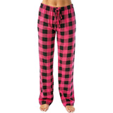 Drawstring Plaid Print Trousers Casual Loose Sports Home Pants Women - AL MONI EXPRESS