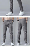 Drawstring Trousers Thin Casual Pants Korean Version Loose Straight Sweatpants Mens Clothing - AL MONI EXPRESS