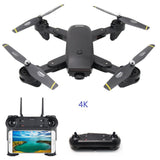 Drone Folding Dual Camera Aircraft DM107S Optical Flow Positioning 4K HD Aerial Photography Drone - Almoni Express