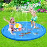 Durable Children's Water Spray Pool Mat Splash Sprinkle Play Pad Mat - Almoni Express