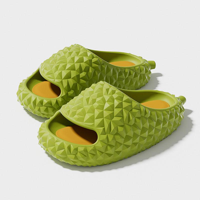 Durian Slippers Unique Design Peep-toe Home Shoes Cute Bathroom Slippers - AL MONI EXPRESS