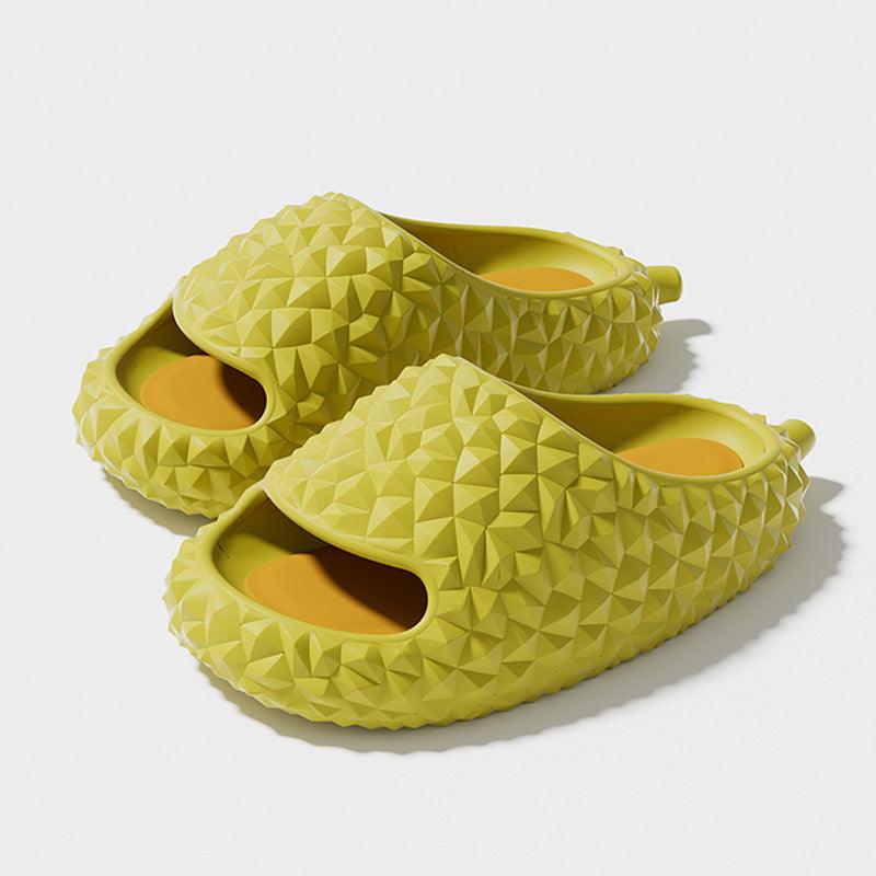 Durian Slippers Unique Design Peep-toe Home Shoes Cute Bathroom Slippers - AL MONI EXPRESS