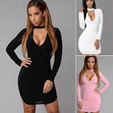 EBay fast selling, European, American, bursting, V collar, cocktail dresses and dress sexy dresses - Almoni Express