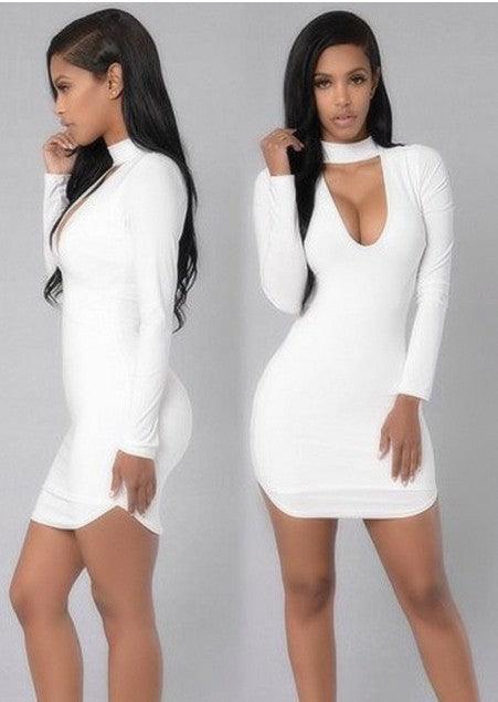 EBay fast selling, European, American, bursting, V collar, cocktail dresses and dress sexy dresses - Almoni Express