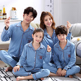 Cotton Parent-child Pajamas Spring And Autumn Long Sleeve Thin Style