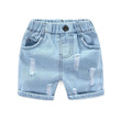 Boys' Ripped Jeans Shorts Beach Shorts