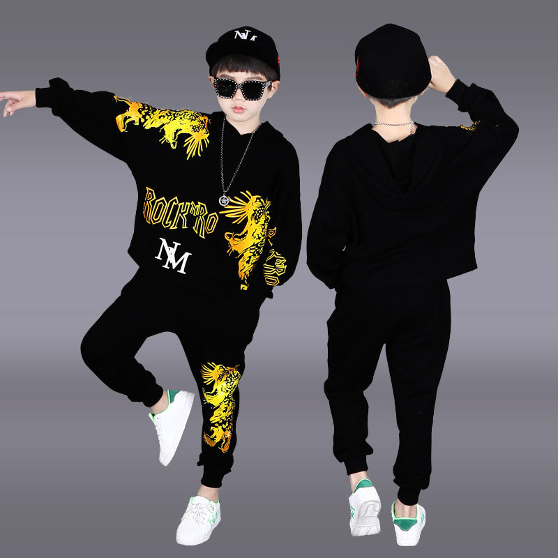 Boys' Spring Autumn Cotton Hip Hop Sports Suit