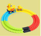 Electric Dinosaur-themed Children's Roller Coaster with Plastic Track Toy - AL MONI EXPRESS