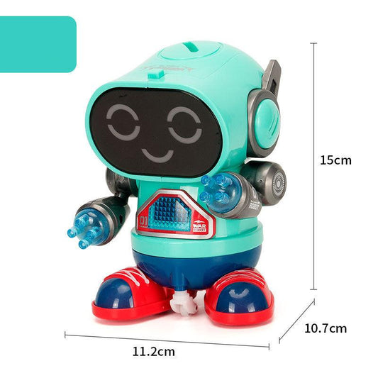 Electric Rock Robot, Music, Light, Automatic Walking, Swinging And Dancing Robot, Children's Toys - Almoni Express