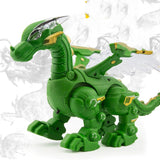 Electric Spray Mechanical Dinosaur Toy Model Multifunctional Sound And Light Toy - Almoni Express