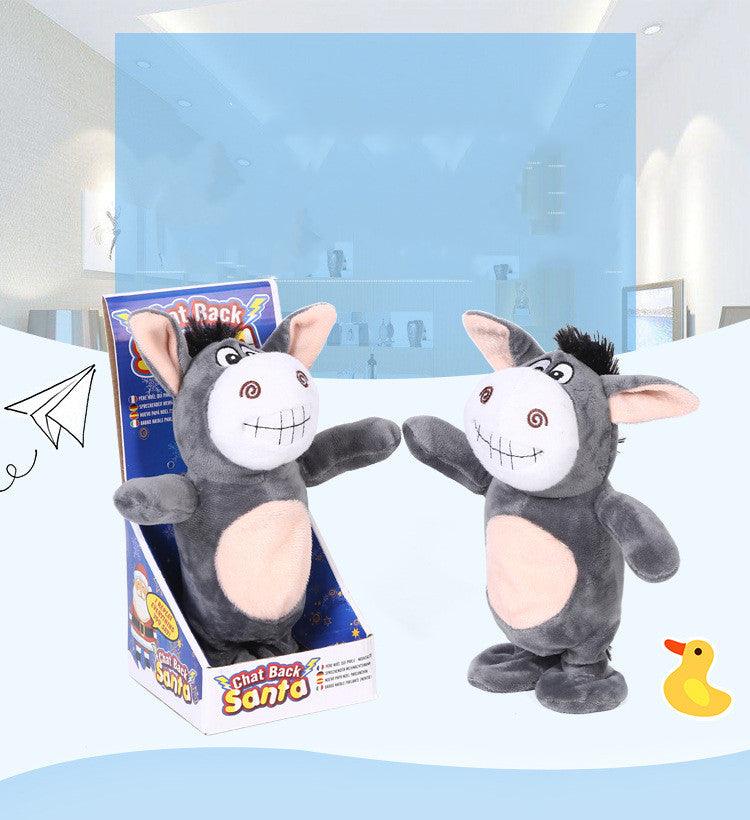 Electronic Robot Donkey Remote Control Kids Plush Toy Speak /walk/sing - Almoni Express