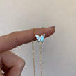 Electroplated 18K Golde Butterfly Necklace Women Clavicle Chain - AL MONI EXPRESS