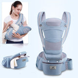 Ergonomic Baby Carrier Infant Baby Hipseat Carrier 3 In 1 Front Facing Ergonomic Kangaroo Baby Wrap Sling - Almoni Express