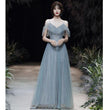 Evening Dress Banquet Simple Atmosphere Long Graduation Costume - Almoni Express