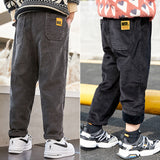 Fashion New Winter Big Children's Corduroy Trousers