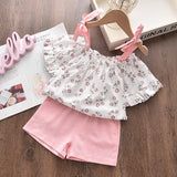 Chiffon Sling Two-piece Suit Cool Girl Suit With Hat