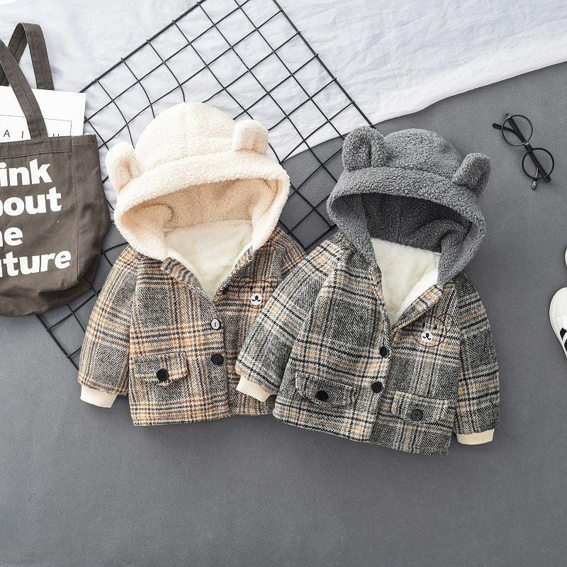 Fashion Simple Children's Thickened Cotton Jacket