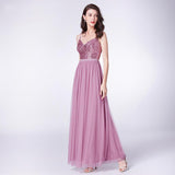 Fairy Full Shiny Sling Sequins Fashion Slim Slimming Party Long Evening Dress - Almoni Express