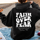 Faith Over Fear Sweatshirt,Christian Shirt,Bible Verse Hoodi - AL MONI EXPRESS