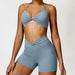 Haze Blue shorts set