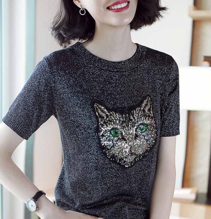 Fashion Cat Tshirt - Almoni Express