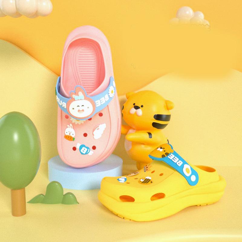 Fashion Cute Children Cartoon Simple Slippers - Almoni Express