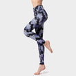 Fashion Flowers Print Leggings High Waist Hip Lifting Yoga Pants For Women Sports Running Fitness Trousers - AL MONI EXPRESS