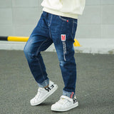 Fashion Jeans For Boys, Children, Korean Style, Long Pants - Almoni Express