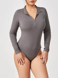 Fashion Long Sleeve Jumpsuit Seamless Slimming Shapewear For Women Romper - AL MONI EXPRESS