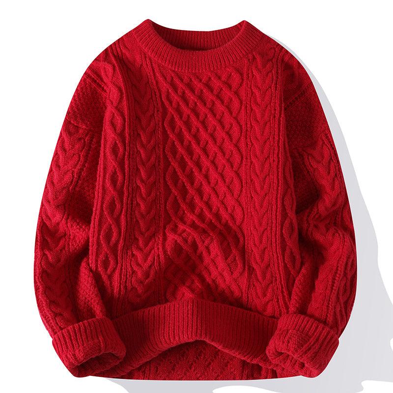 Fashion Personalized Twist Knitwear Men - Almoni Express