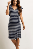 Fashion Pregnancy Cotton Dress - Almoni Express